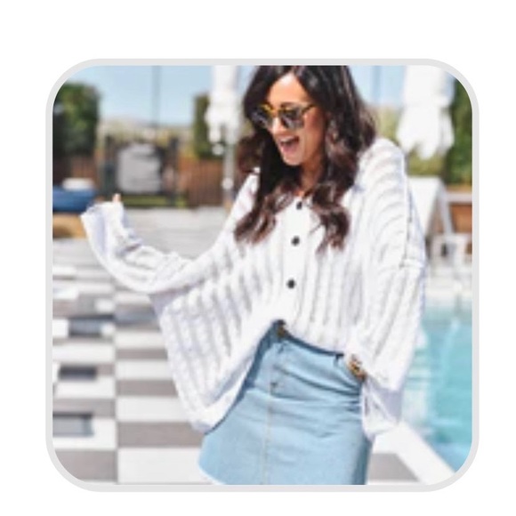 Apricot Lane Sweaters - Apricot Lane Distressed Cardigan